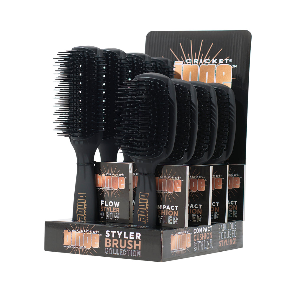 Binge Styler Brush Collection 8 Piece Display