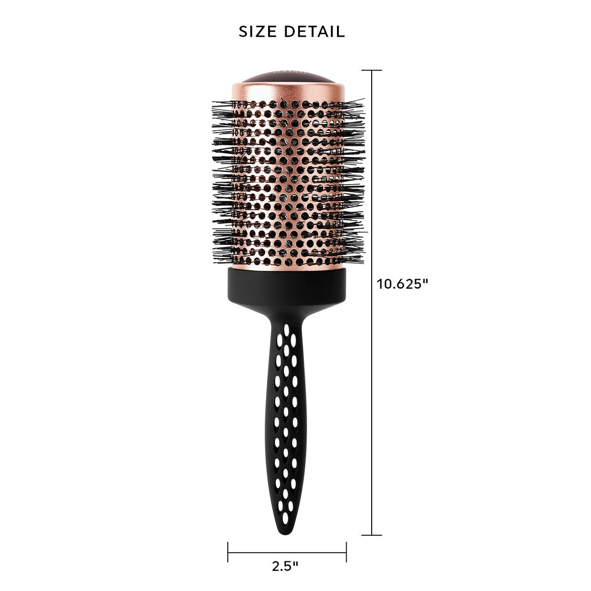 salon, bridal, volume, no-static, ionic, tourmaline, round