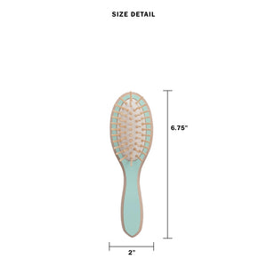 The Bay by Cricket Blondie Mini Wooden Bristle Paddle Brush