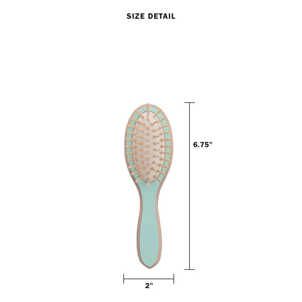 The Bay by Cricket Blondie Mini Wooden Bristle Paddle Brush