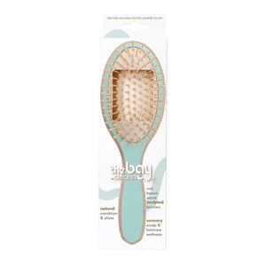 The Bay by Cricket Blondie Wooden Bristle Paddle Brush