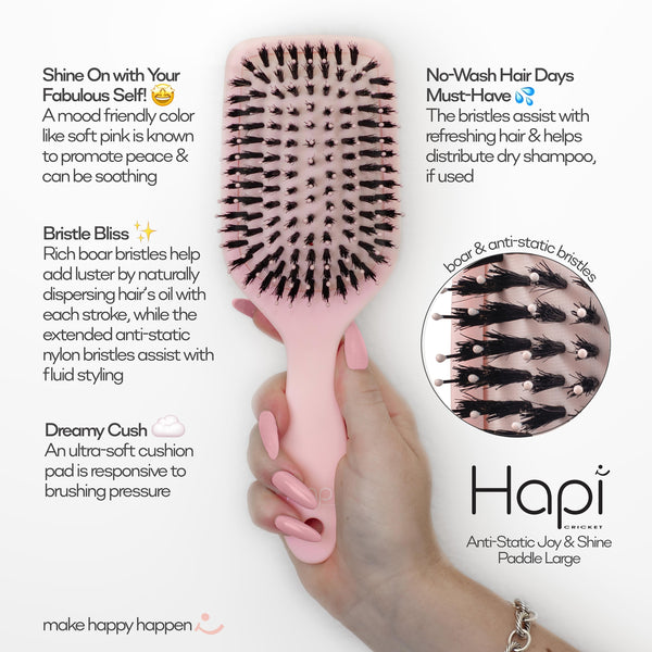 Hapi Anti-Static Joy & Shine Paddle Large Boar