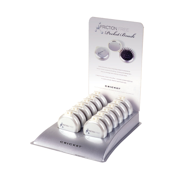 Friction Free Pocket Brush 12 Piece Display