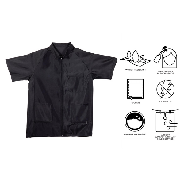 Route 66 Barber Jacket Med/LG Black