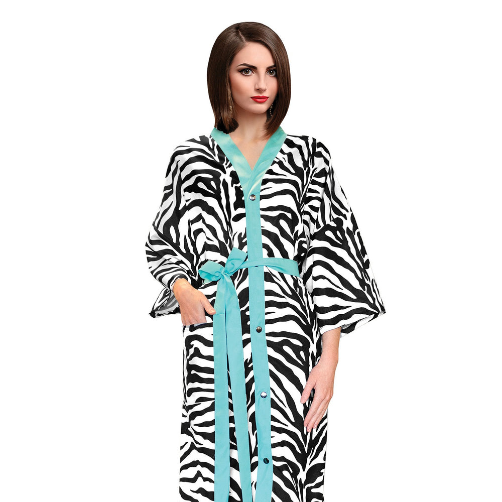 Preview Robe Zebra Mint