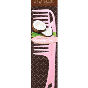 Ultra Smooth Pink Coconut Detangler Comb