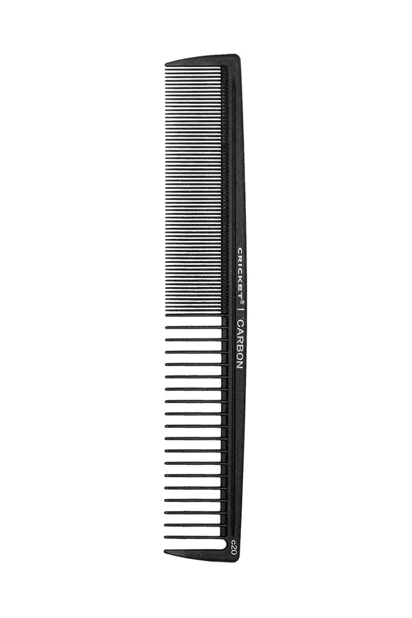 Black Carbon C20 Comb on white background