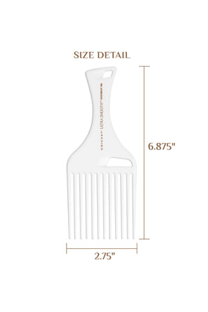 Ultra Smooth Pink Coconut Pick Comb