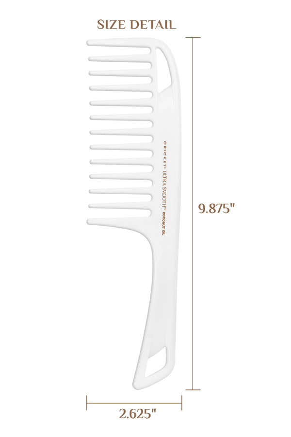 Ultra Smooth Pink Coconut Detangler Comb