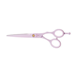 Closed Shear Xpressions 5.75” Lily of the Aisle pale purple, professional haircutting shear