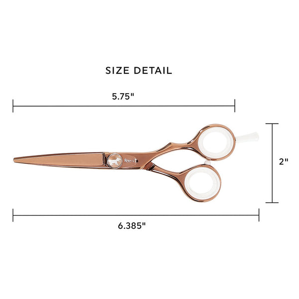 Centrix Roc-it Dog Titanium Rose Gold 5.75" Shear