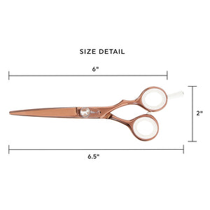 Centrix Roc-it Dog Titanium Rose Gold 6" Shear