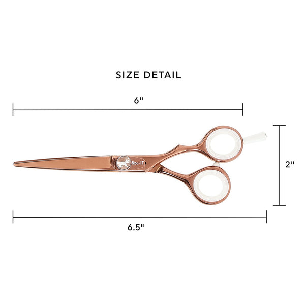 Centrix Roc-it Dog Titanium Rose Gold 6" Shear