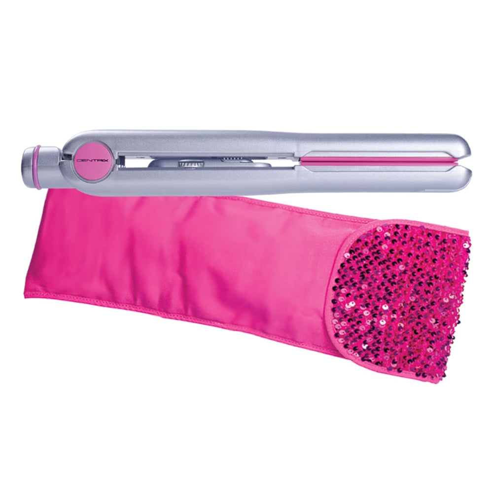Centrix Pink Styling Iron with Travel Case