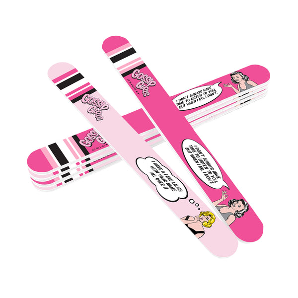 Gossip Girls No Biting Nail Files 200 Piece Display