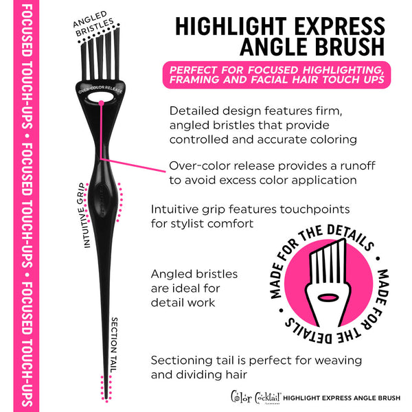 Color Cocktail Highlight Express Angle Brush