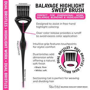 Color Cocktail Balayage Highlight Sweep Brush