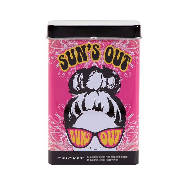 Suns Out Buns Out Hair Ties & Bobby Pins Tin