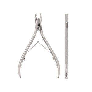 Logo 1/2 Jaw Professional Nipper & Cuticle Pusher Nail Care Set