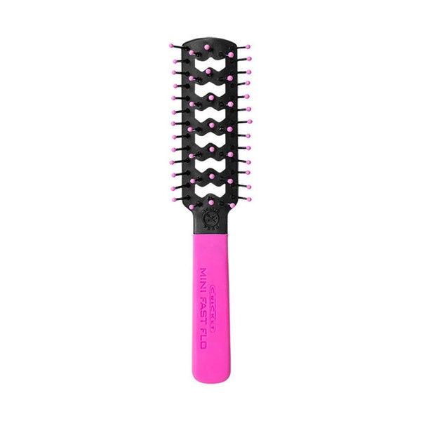 Front of the Static Free Mini Fast Flo Colors in Hot Pink