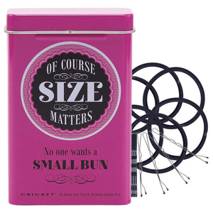 Size Matters Hair Ties & Bobby Pins Tin