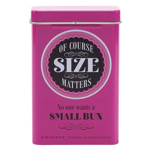 Size Matters Hair Ties & Bobby Pins Tin
