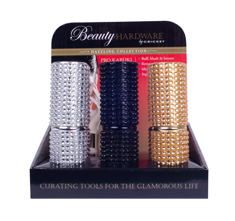 Beauty Hardware Dazzling Kabuki Brush 9 Piece Display