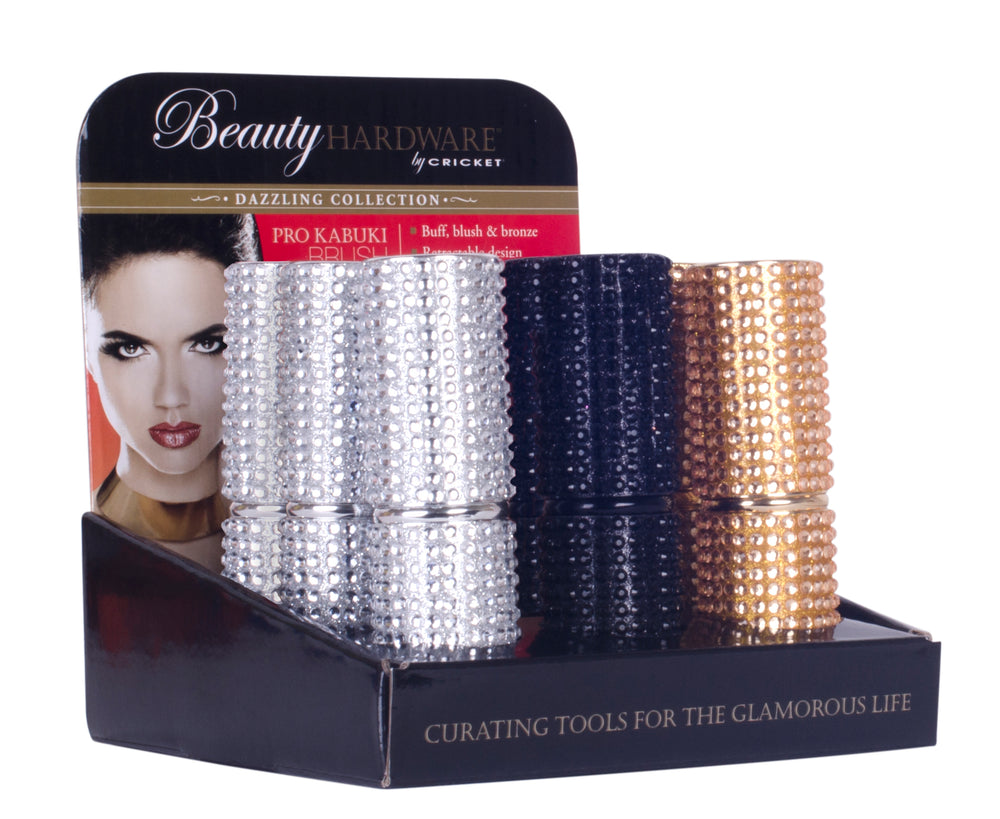 Beauty Hardware Dazzling Kabuki Brush 9 Piece Display
