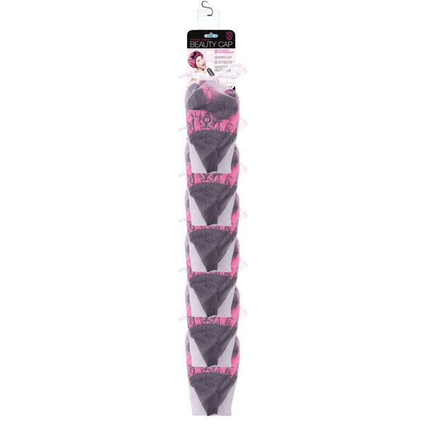 Static Free Brocade Beauty Caps 6 Piece Display