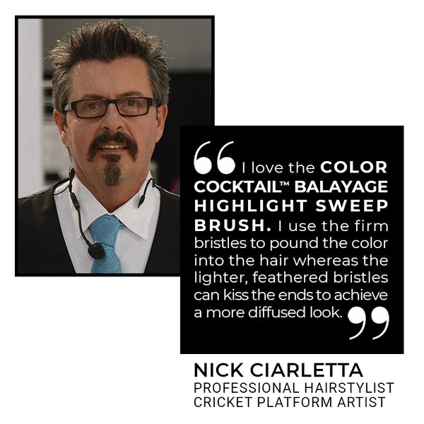 Color Cocktail Balayage Highlight Sweep Brush