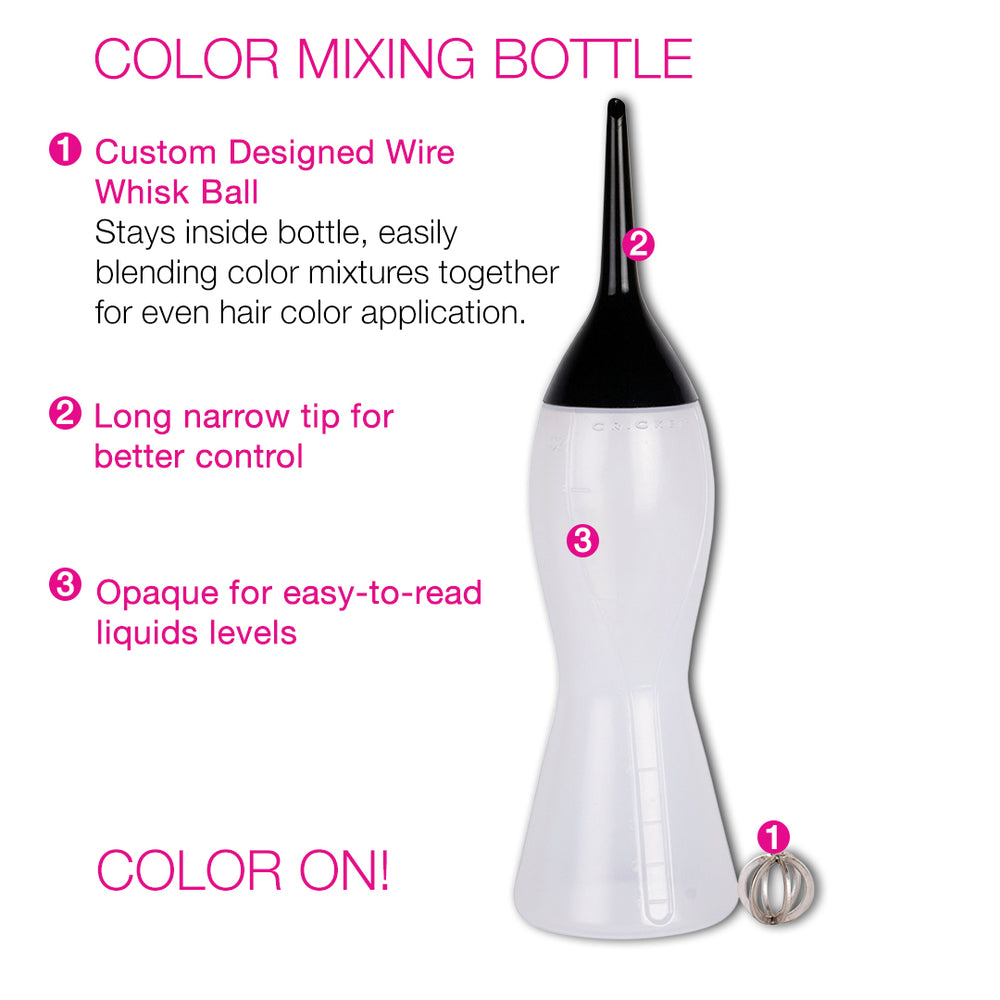 Color Cocktail Bottle with Mixing Whisk Ball