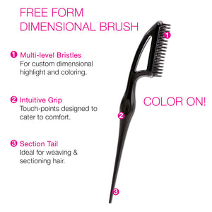 Color Cocktail Free Form Dimensional Brush