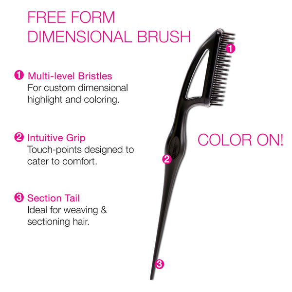 Color Cocktail Free Form Dimensional Brush