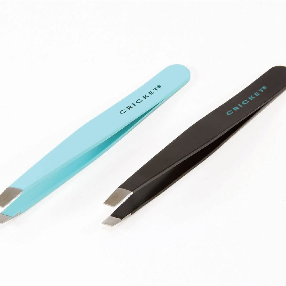 Slant Tip Cool Color Tweezers 12 Piece Display