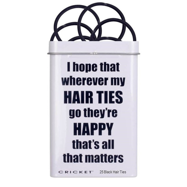 Happy Hair Ties Tin