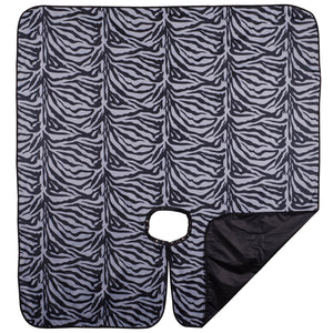 Flip Zebra Reversible All Purpose Cape Black & Silver