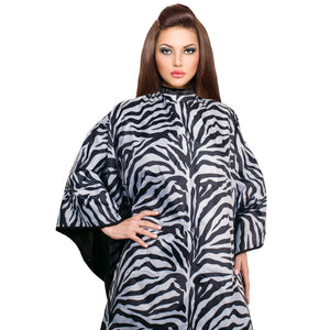 Flip Zebra Reversible All Purpose Cape Black & Silver