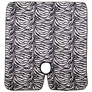 Zebra Haircutting Cape