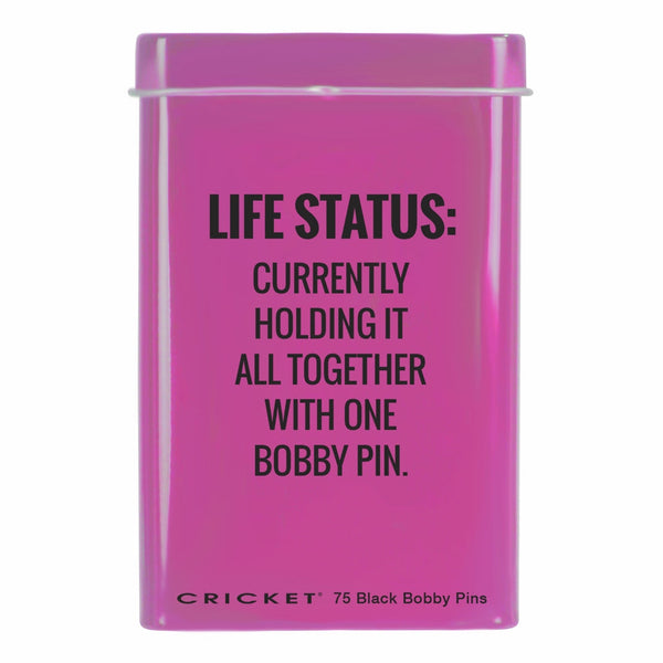 Life Status Tin/Bobby Pins