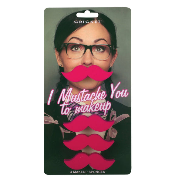 I Mustache You to Makeup Sponge 4PK