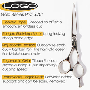 Logo Gold Series Pro 5.75" & 30T Shear Duo