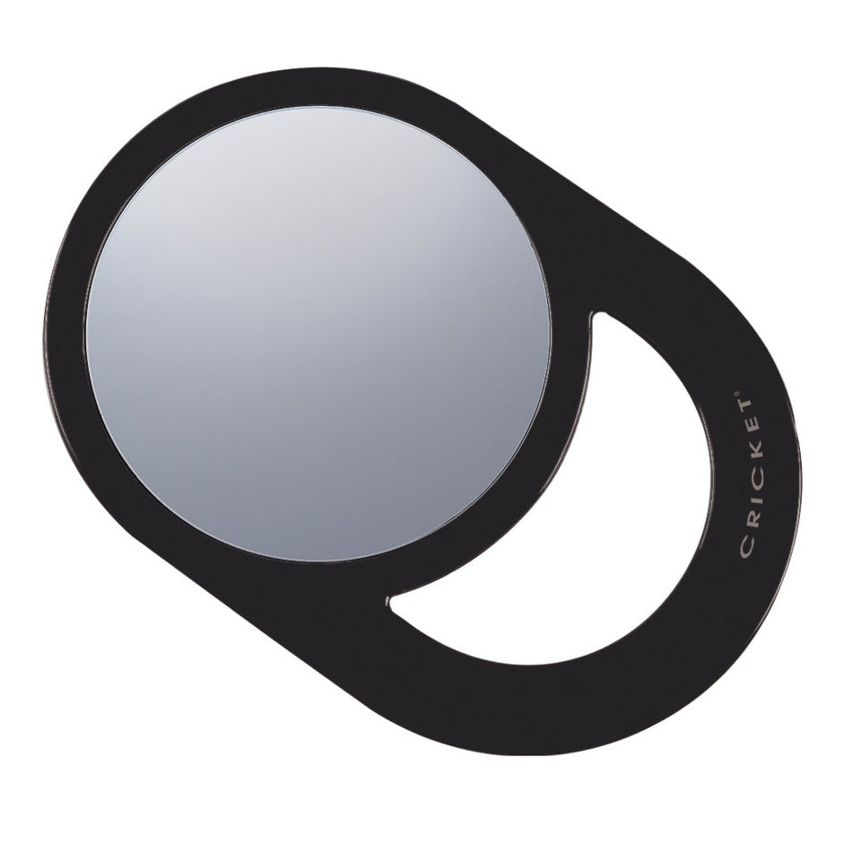 Oval Styling Mirror Black