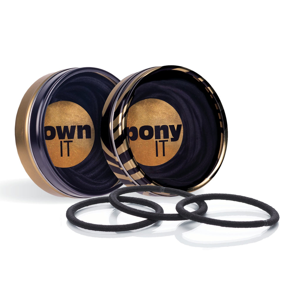 Glam It Hair Ties Tin 12 Piece Display