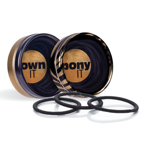 Glam It Hair Ties Tin 12 Piece Display