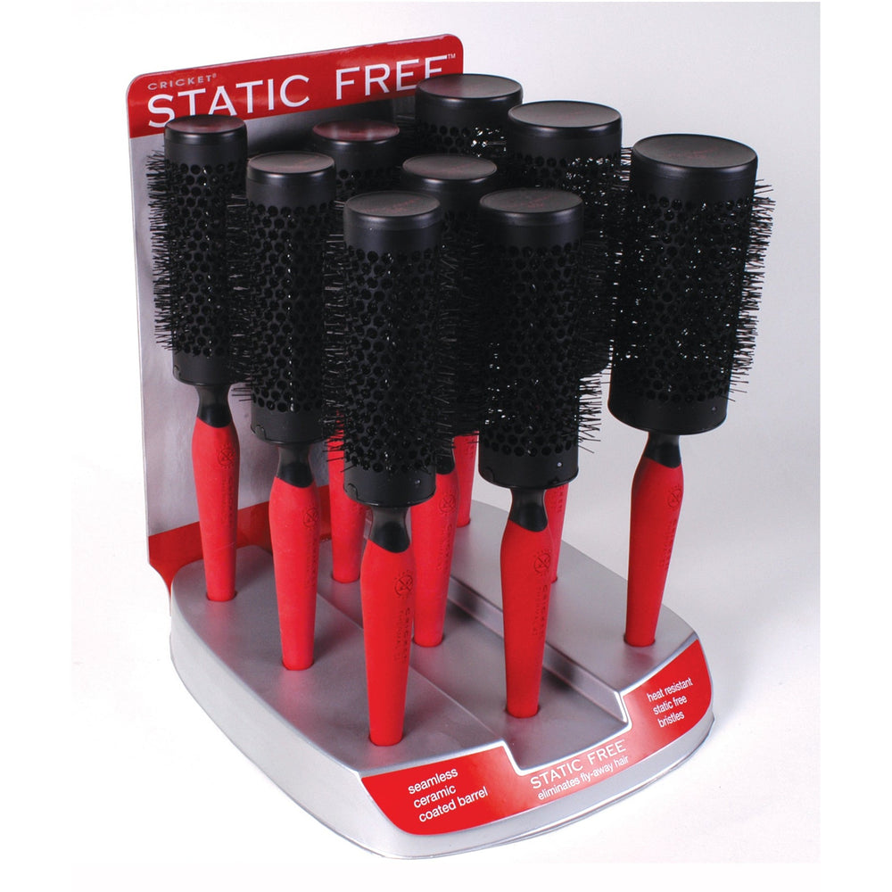 Static Free Thermal Brush Collection 9 Piece Display