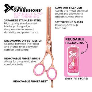 Shear Xpressions Hey Rosie 30T Thinning Shear