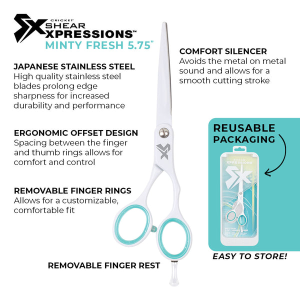 Shear Xpressions Minty Fresh 5.75" Shear