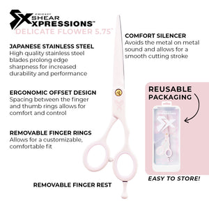 Shear Xpressions Delicate Flower 5.75" Shear