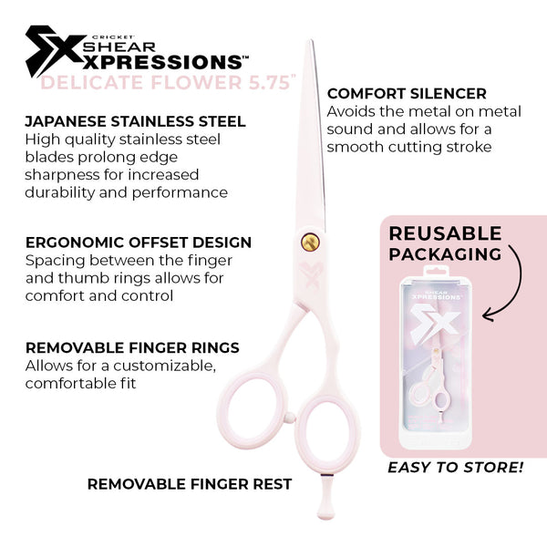Shear Xpressions Delicate Flower 5.75" Shear