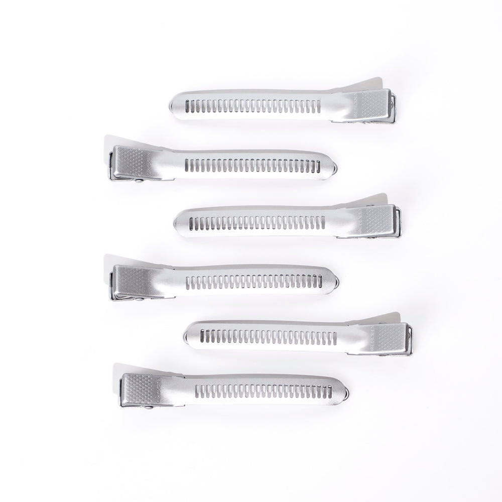 Super Grip Clips 6 Pack Silver